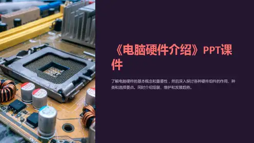《电脑硬件介绍》课件