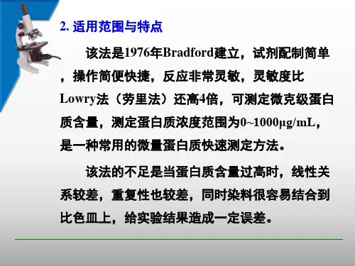实验6可溶性蛋白质的测定