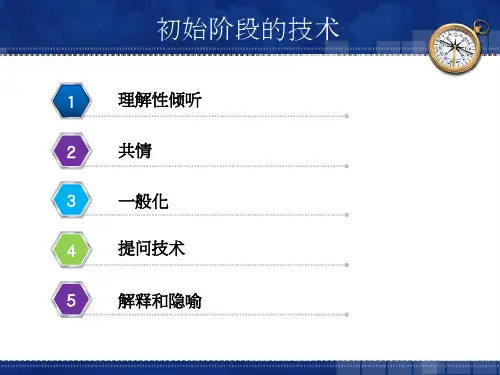 杨凤池心理咨询技术