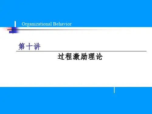 【课件】10过程型激励理论PPT