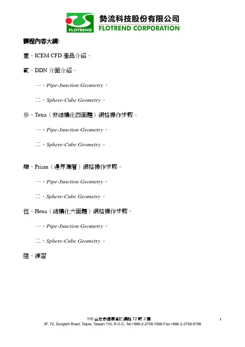 ICEM网格划分教程