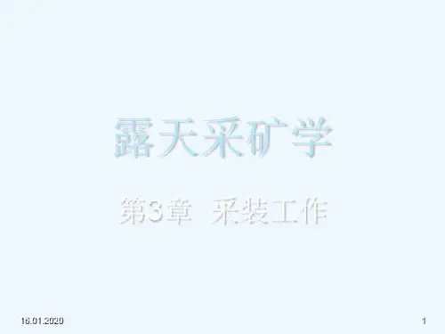 露天采矿治金行业管理知识学