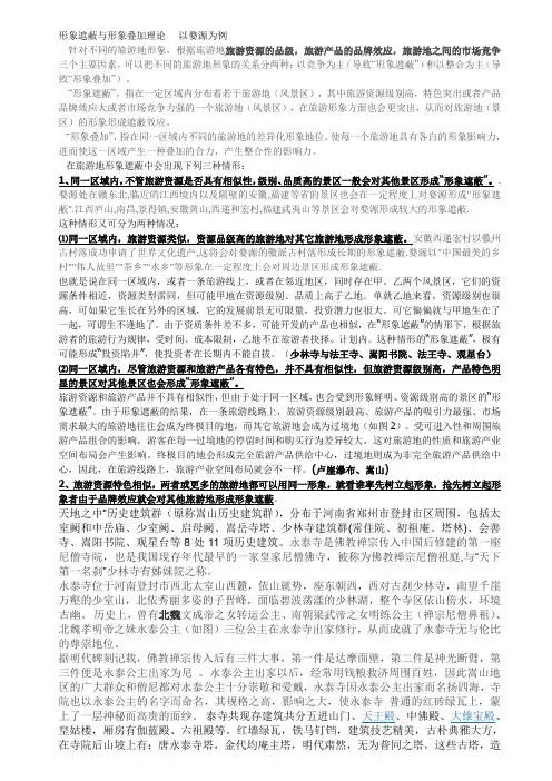 旅游地形象遮蔽实例