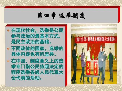选举制度