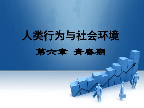 人类行为与社会环境第六章青春期课件