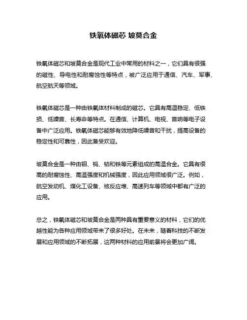 铁氧体磁芯 坡莫合金