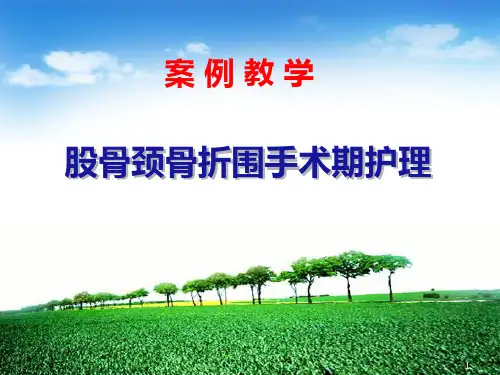 股骨颈骨折 护理查房PPT课件