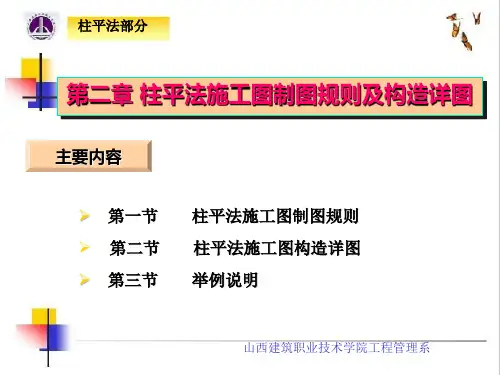 柱平法施工制图规则和构造详图