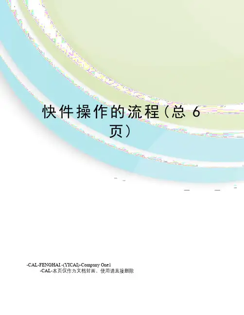 快件操作的流程(总6页)