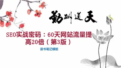 SEO实战密码：60天网站流量提高20倍(第3版)