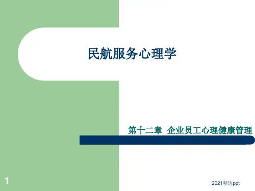 民航服务心理学ppt课件
