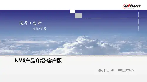 NVS产品线介绍-客户版