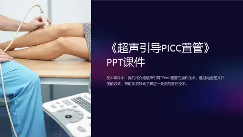《超声引导PICC置管》课件