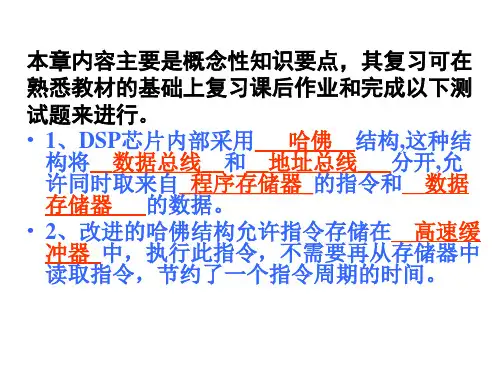 DSP原理及应用——总复习(包括大纲要求和97个复习自...