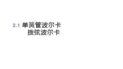 人教版六年级音乐下册2-1《单簧管波尔卡  拨弦波尔卡》课件