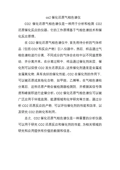 co2催化还原气相色谱仪