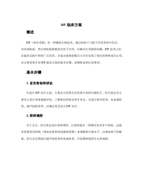 ivf临床方案