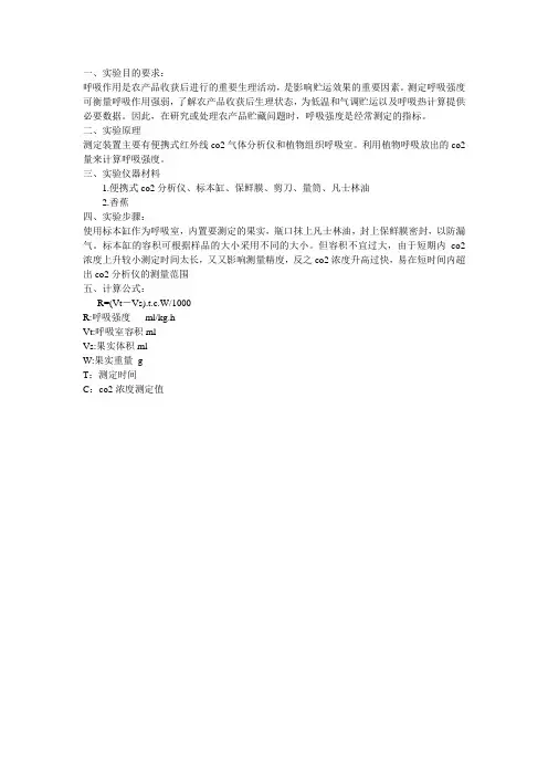 呼吸强度
