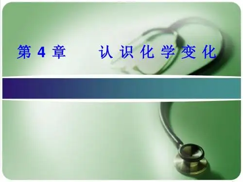 第四章认识化学变化