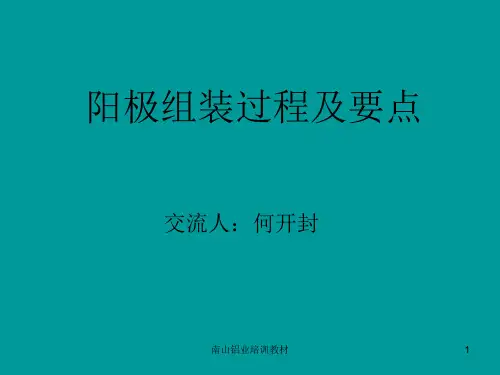 阳极组装