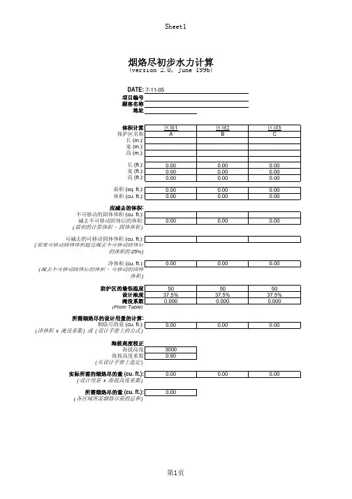 安素烟烙尽系统(INERGEN)