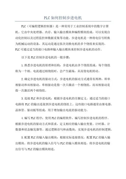 PLC如何控制步进电机