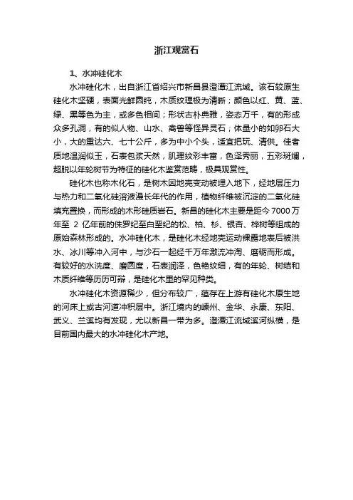 浙江观赏石