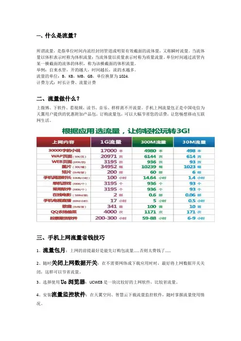 电信各种流量包办理省钱技巧等