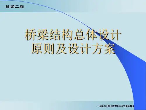 桥梁结构总体设计原则及设计方案