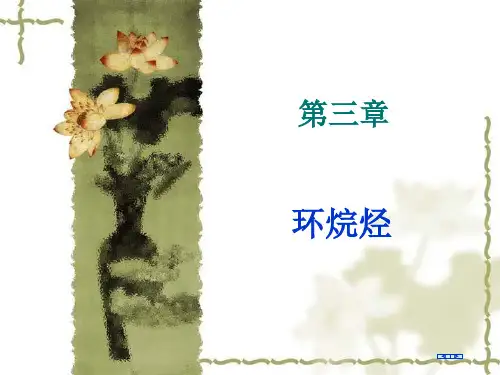 有机化学 第三章 环烷烃