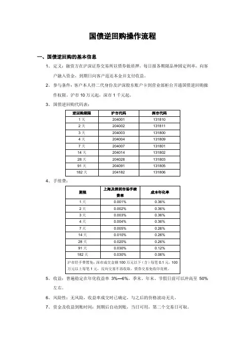 国债逆回购操作流程(1)