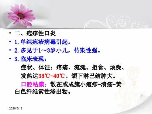 疱疹性口炎