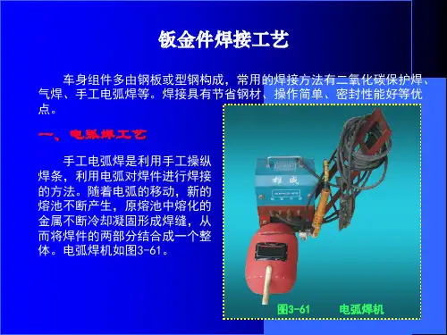 精选钣金件焊接工艺PPT30页