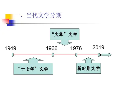 中国当代文学新编第1第一节 一体化文学体制的形成共28页文档