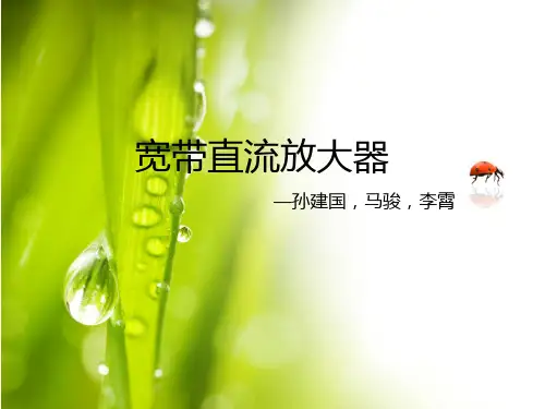 宽带直流放大器