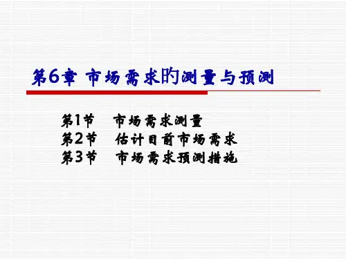 市场需求量预测