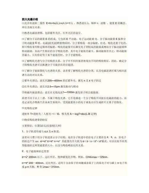 四大光谱