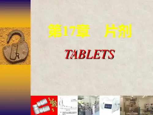 中药片剂制备工艺PPT课件
