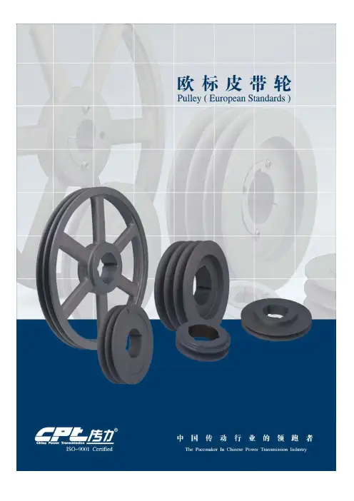 欧标及公制标准 皮带轮