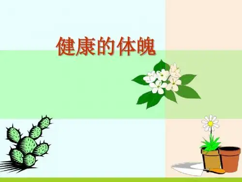 踏上健康之路ppt