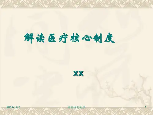 医疗核心制度模板.pptx