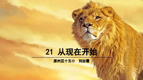二年级语文上《识字521 从现在开始》364PPT课件 一等奖名师公开课比赛优质课评比试讲