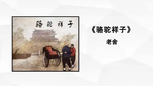 第三单元名著导读《骆驼祥子》说课课件(40张)2021-2022部编版语文七年级