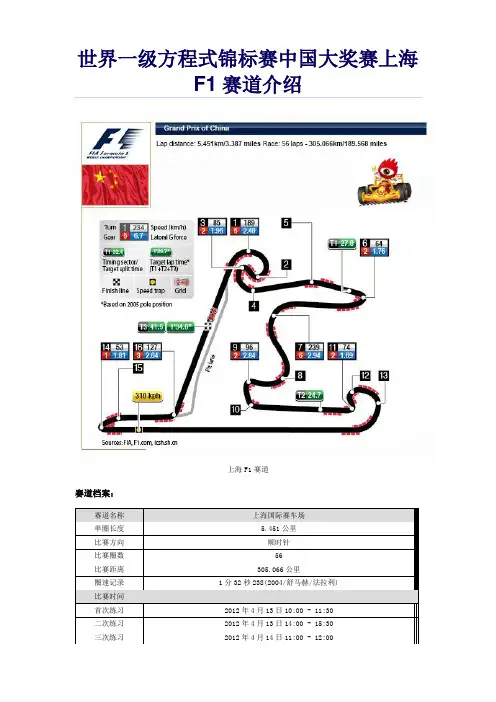 F1上海赛介绍(车队and选手) 帮助入门