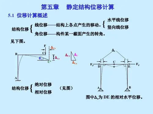 静定结构位移计算