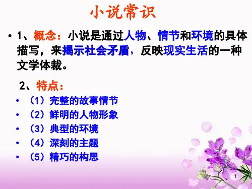 小说阅读鉴赏课件实用