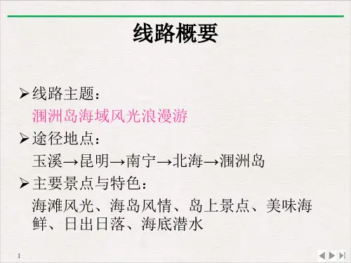 毕业旅行线路策划书PPT演示课件