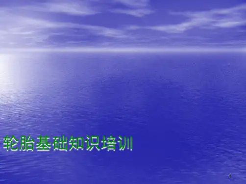 轮胎基础知识ppt课件