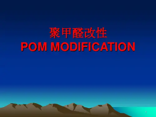 聚甲醛改性