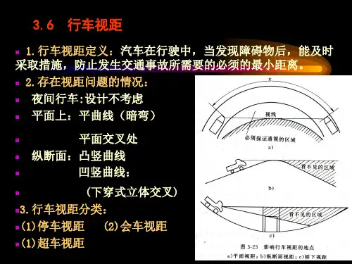 停车视距